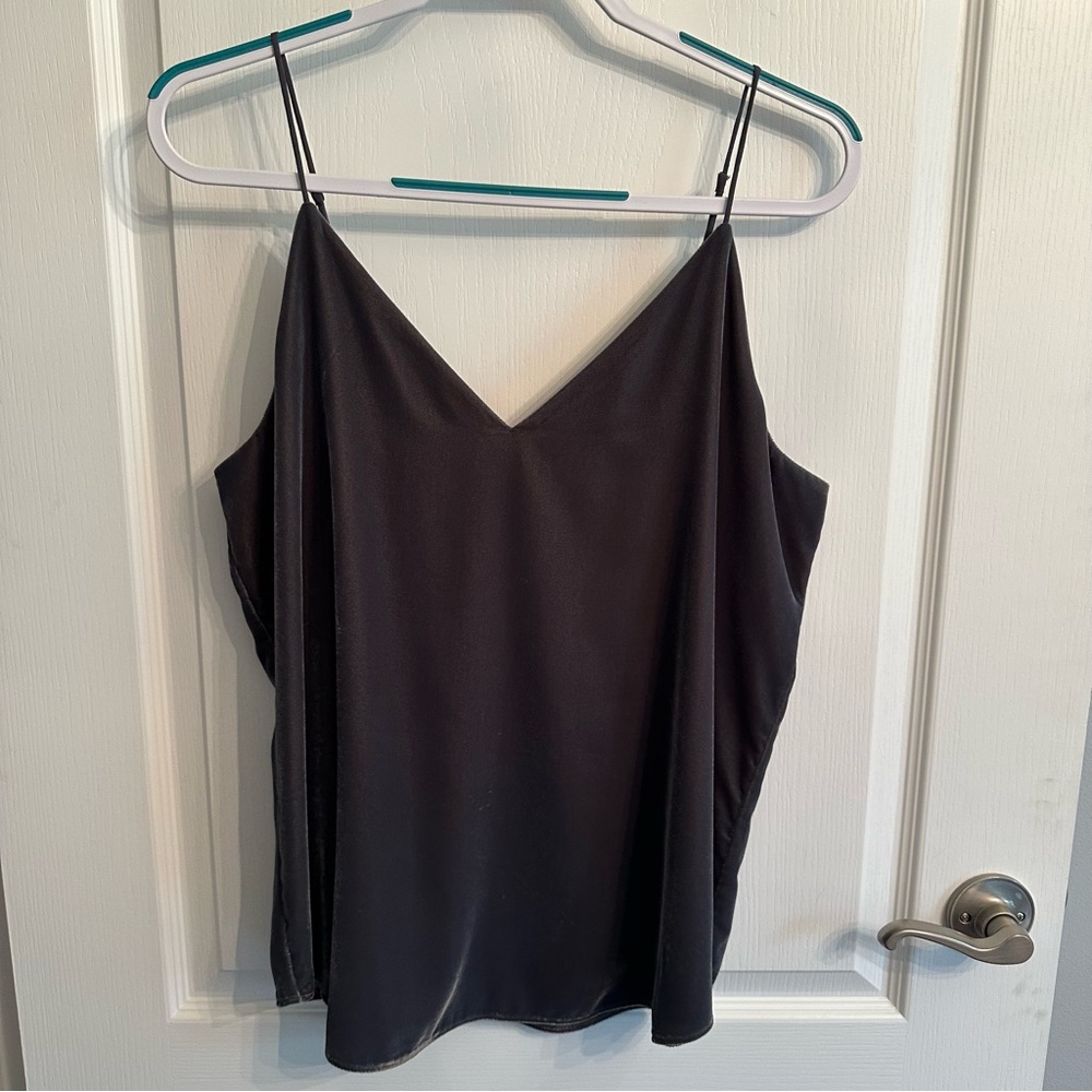 Express Downtown Velvet Camisole - NWOT - Large